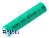 Rechargeable NiMH AAA Battery: 1.2 V, 900 mAh, 1 cell